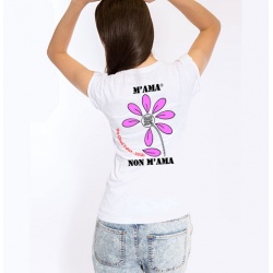 QRPlaza T-Shirt - M'AMA NON M'AMA - THIN DAISY - 32 Gb