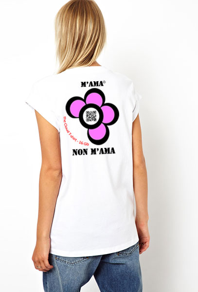 QRPlaza T-SHIRT - M'AMA NON M'AMA - DAISY